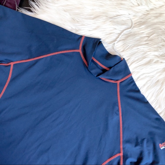 NAVY BLUE BOYS SWIM SHIRT - Picture 1 of 5